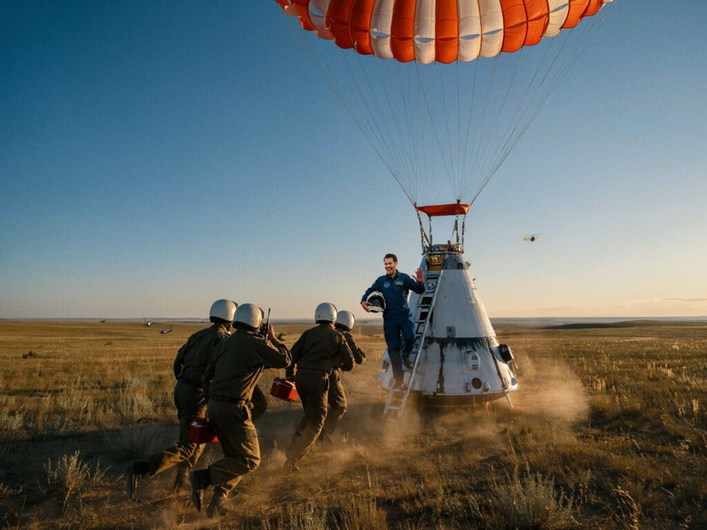 NASA Astronaut Chris Williams Returns to Earth After 241-Day Space Mission Aboard the ISS