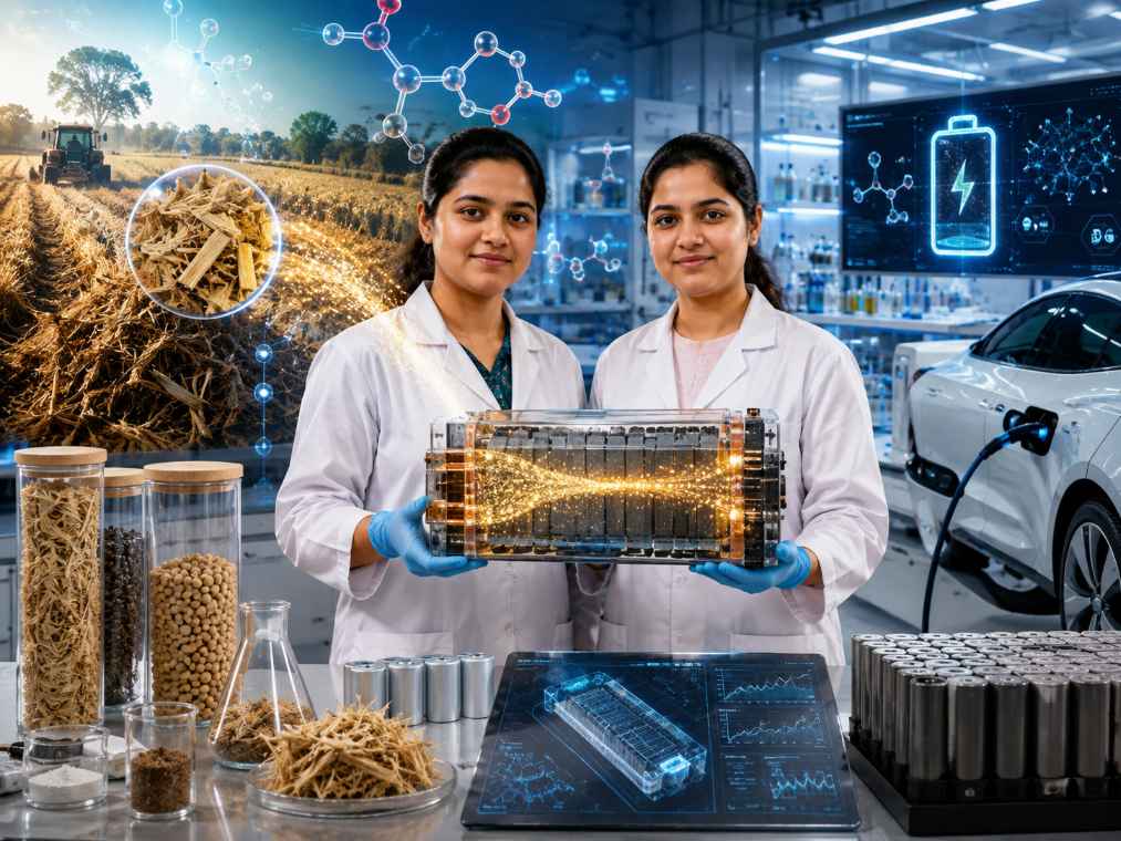 Odisha Twin Sisters Are Turning Crop Waste Into Sustainable EV Batteries