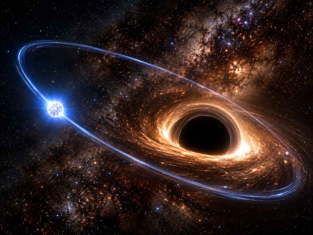 Fastest Star Astronomers Spot Record-Breaking S301 Orbiting the Milky Way’s Monster Black Hole