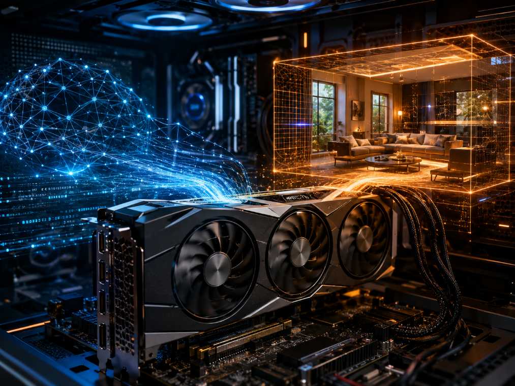 One GPU, Two Heavy Workloads: How Developers Are Combining AI Inference With 3D Lighting
