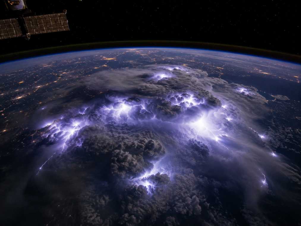 Thunderstorms From Space Can Look Like Galaxies Here’s the Science Behind the Strange View