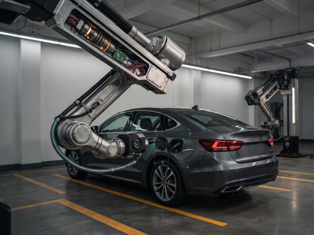 Tesla’s Hands-Free Charging Vision How Robots Could Remove the Last Manual Step in EV Charging