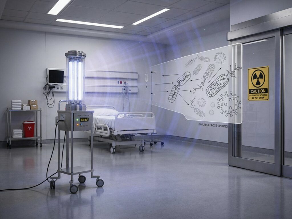 Why Healthcare Workers Leave the Room When This Powerful UV Light Is Switched On