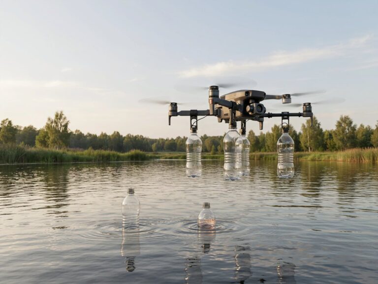 How a Few Plastic Bottles Turned an Ordinary Drone Into a Floating Machine
