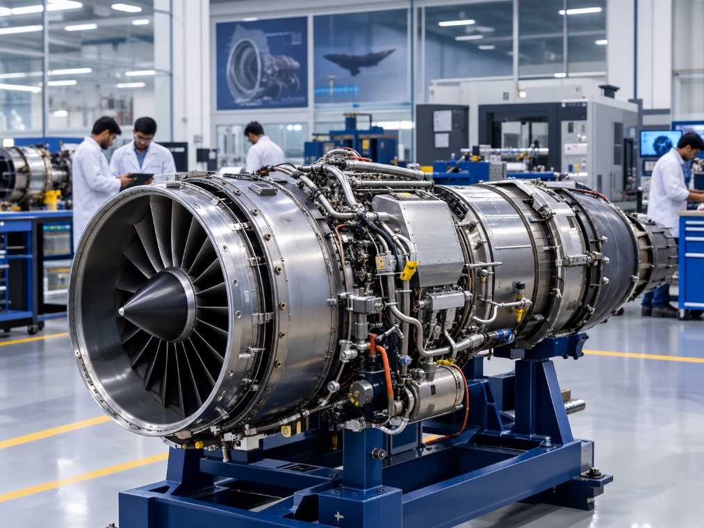 India Develops First Indigenous 350 kg Thrust Turbojet Engine