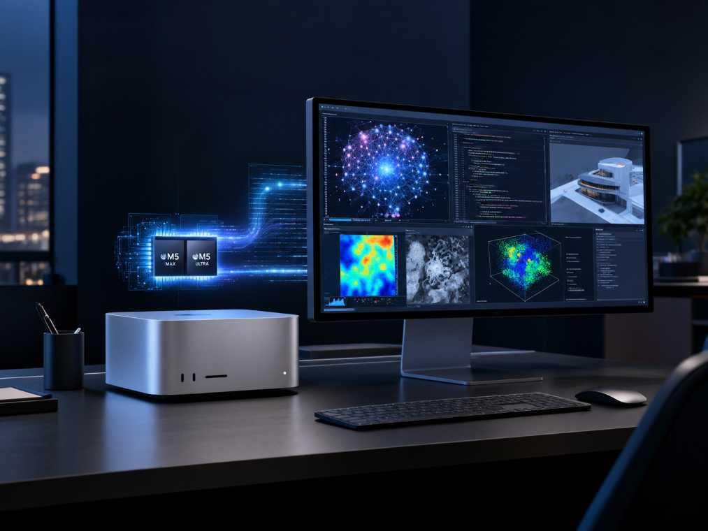 Apple Mac Studio M5 Max and M5 Ultra Bring Powerful On-Device AI to the Desktop