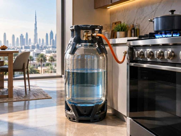 UAE’s Transparent LPG Cylinders Let Users See Remaining Gas While Reducing Weight