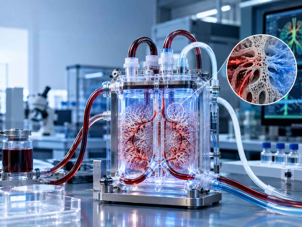 3D-Printed Lung Scaffolds Show Promise in Oxygen Exchange, Bringing Artificial Lungs Closer to Reality