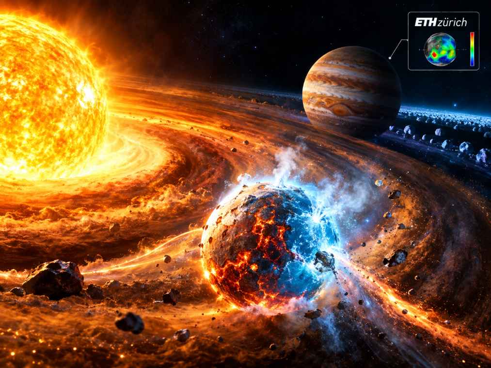Earth May Have Formed With Its Water Already Nearby the Young Sun