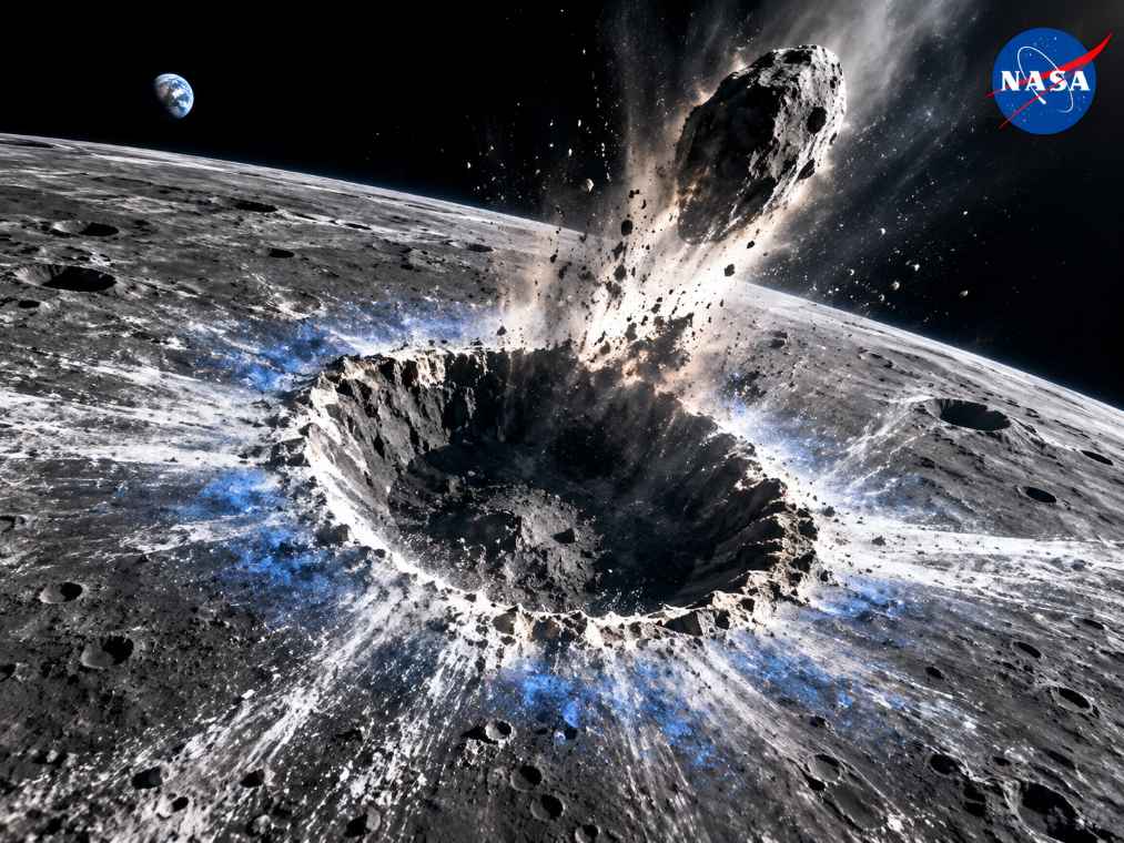 NASA Discovers McGetchin, the Largest Newly Formed Moon Crater Ever Recorded