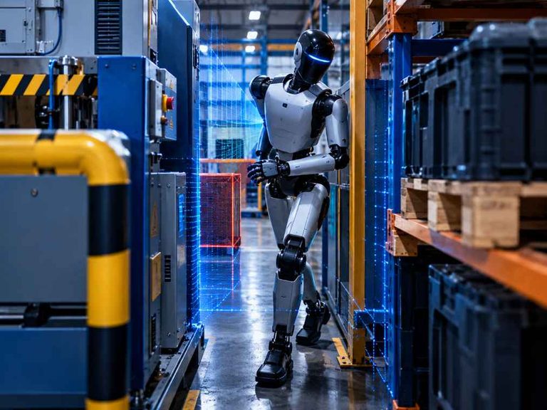 Whole-Body AI Helps Humanoid Robots Navigate Narrow Gaps and Cluttered Spaces