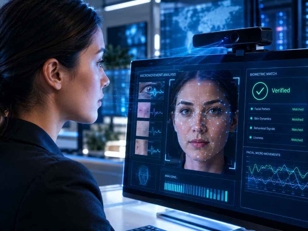 Continuous Biometric Authentication Uses Facial Micromovements to Verify Users