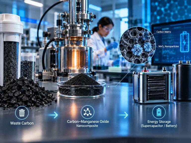 Researchers Patent Method to Turn Waste Carbon Into Energy-Storage Materials