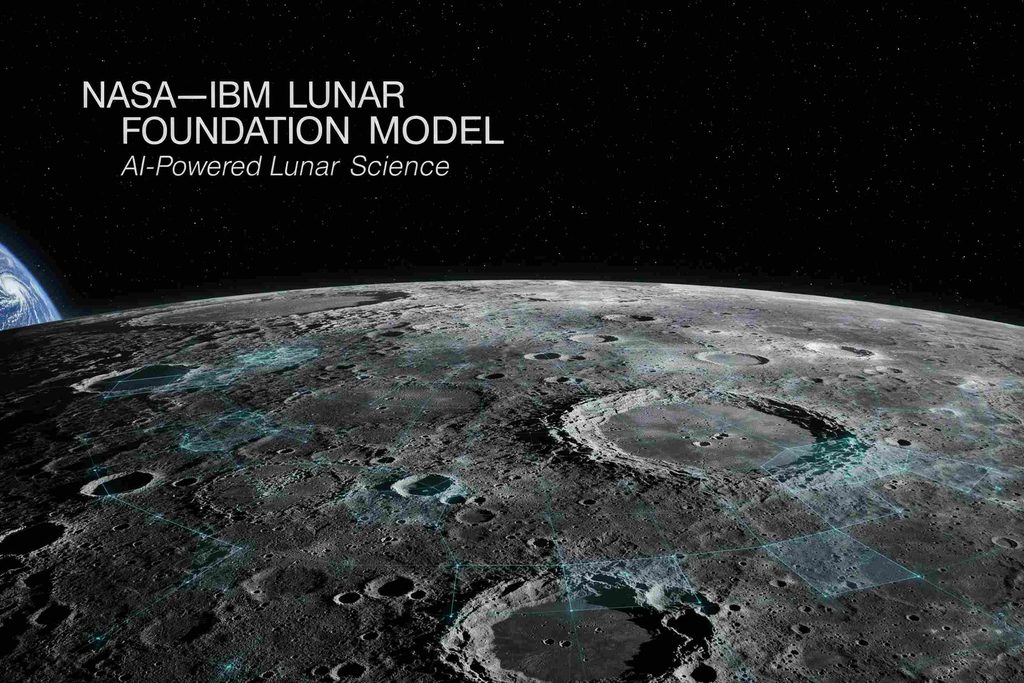 NASA IBM AI model analyzing the Moon's surface for lunar exploration