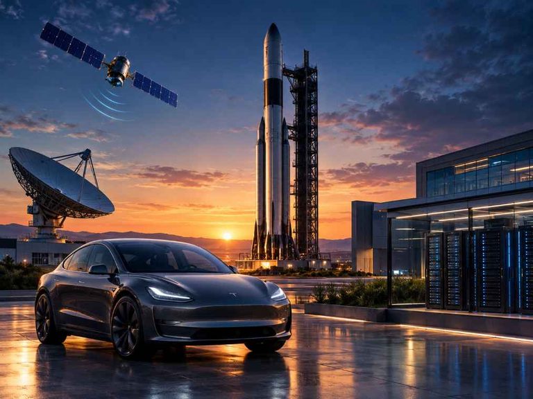 SpaceX and Tesla Explore Potential Merger as SpaceX Reports First Public-Company Profit