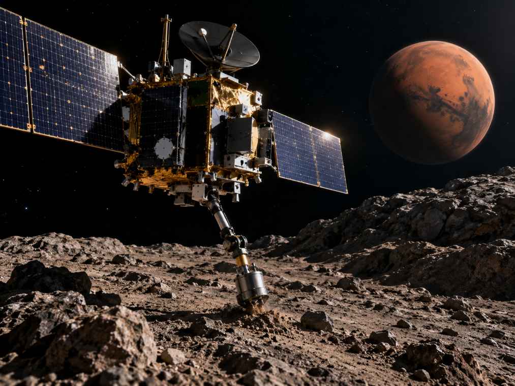 Japan Launches MMX Mission to Phobos to Bring Martian Moon Samples Back to Earth by 2031