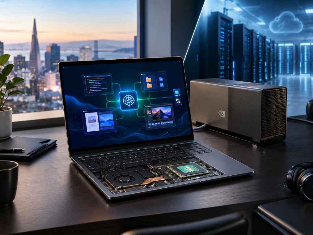 Microsoft and Nvidia Put Local AI Agents at the Center of the Surface Laptop Ultra
