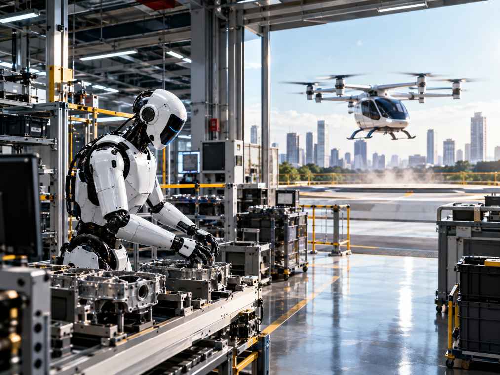 Humanoid Robots and eVTOL Aircraft Push Automation From Factory Floors to City Skies