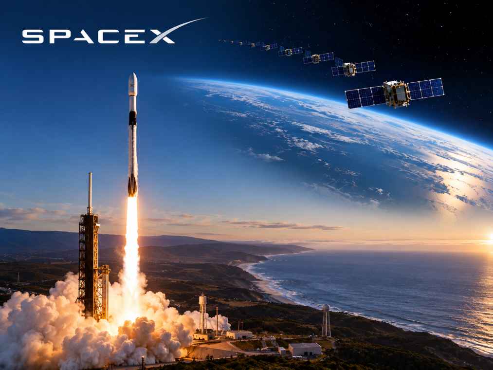 SpaceX Launches 21 Military Data Satellites to Expand U.S. Space Communications Network