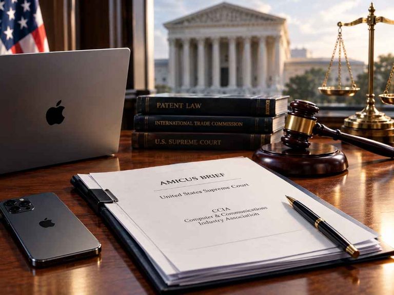 CCIA Urges U.S. Supreme Court to Reconsider Patent Rules Behind Apple Watch Import Ban