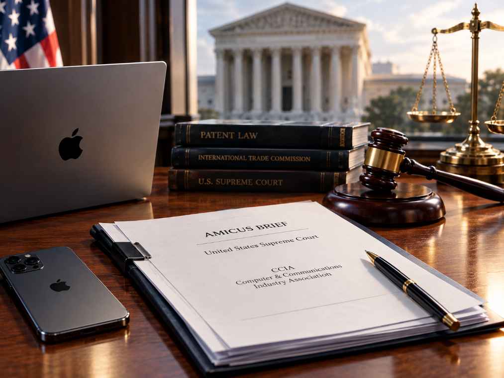 CCIA Urges U.S. Supreme Court to Reconsider Patent Rules Behind Apple Watch Import Ban